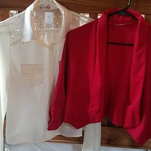 Women's blouse and jacket